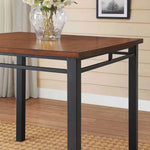 Austen 5-Piece Counter Height Dining Set, Vintage Oak