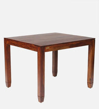 Sheesham Wood 4 Seater Dining Set in Scratch Resistant Honey Oak Finish