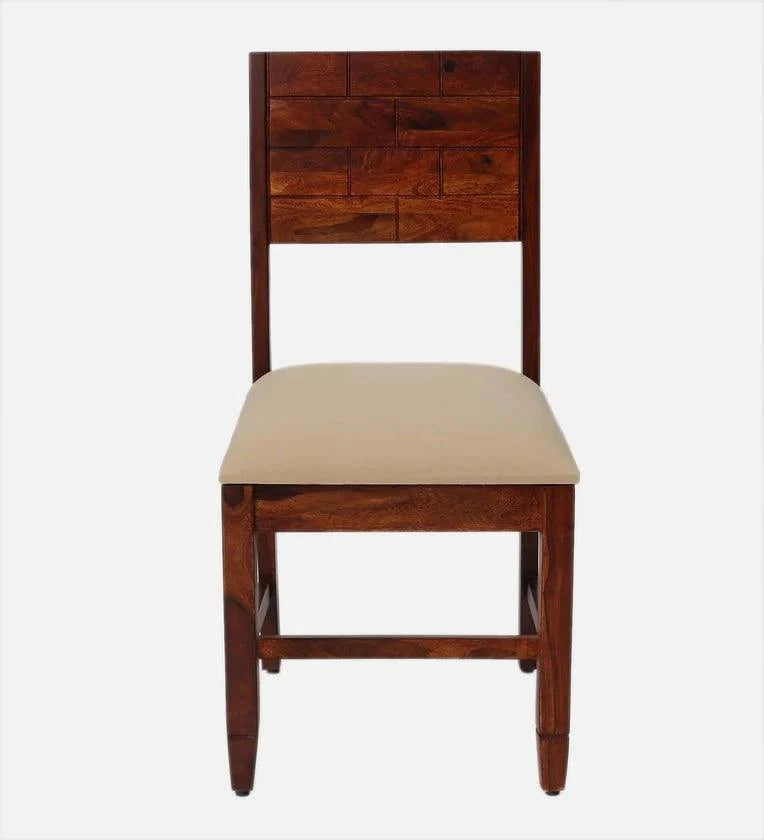 Sheesham Wood 4 Seater Dining Set in Scratch Resistant Honey Oak Finish