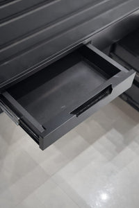 Modern Office Study Table with Storage Drawers | Minimalist Work Desk for Home & Office