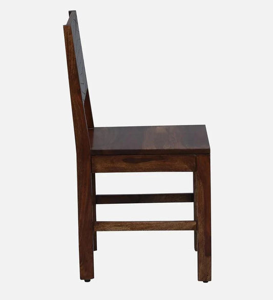 Sheesham Wood 6 Seater Dining Set in Scratch Resistant Provincial Teak Finish With Bench