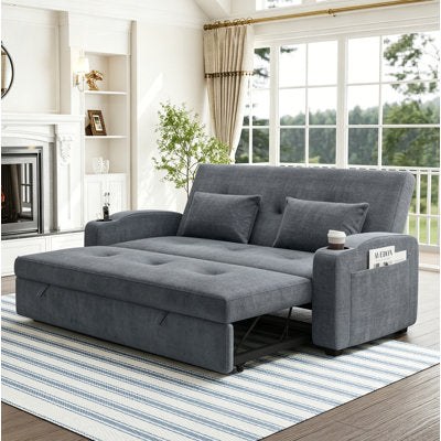 82" Upholstered Convertible Sleeper Sofa - Luxury Arts sofa