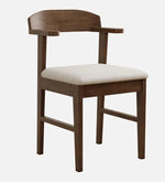 Solid Wood 4 Seater Dining Set In Marble Finish
