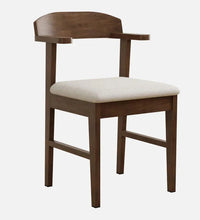 Solid Wood 4 Seater Dining Set In Marble Finish