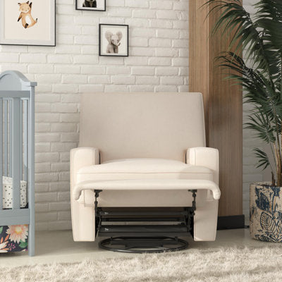 Upholstered Swivel Reclining Glider