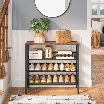 5-Tier Shoe Rack, 20-Pair Capacity