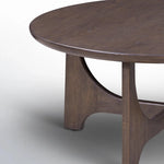 Modern Coffee Table with Flared Solid Wood Legs