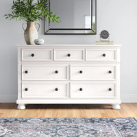 Wooden Multi-Drawer Storage Dresser
