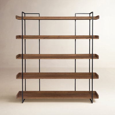 Berrien Solid Wood Etagere Bookcase - Etagere Bookcase
