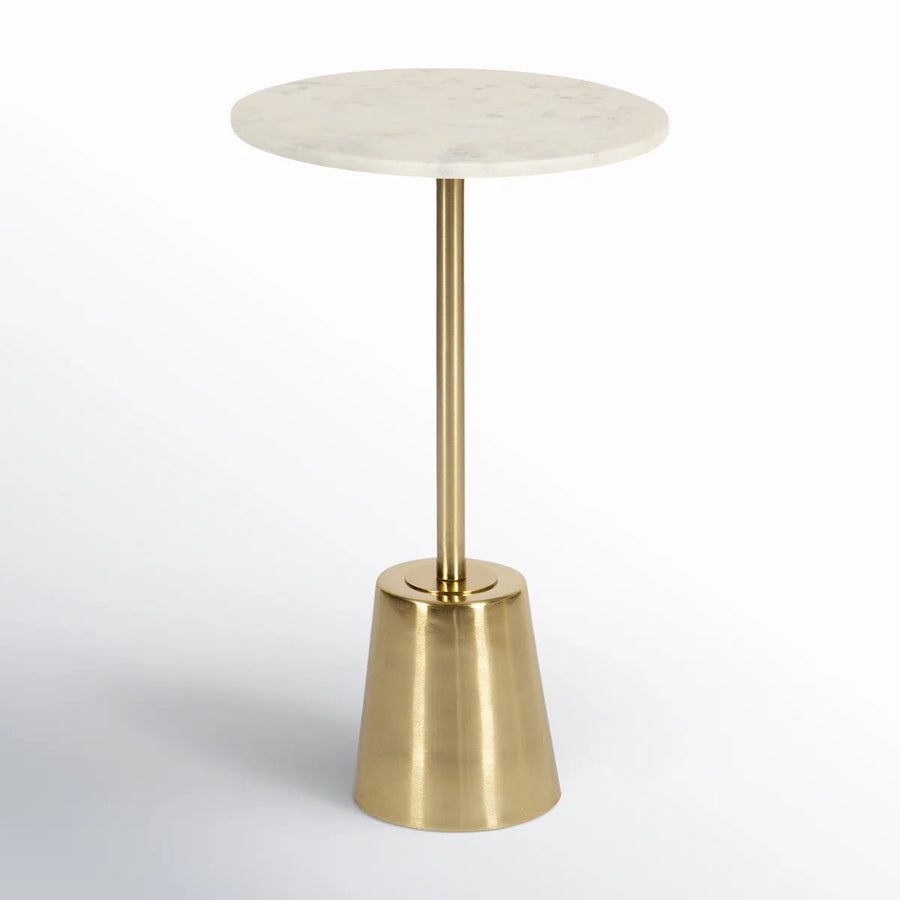 Cemil Marble Top End Table
