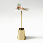 Cemil Marble Top End Table