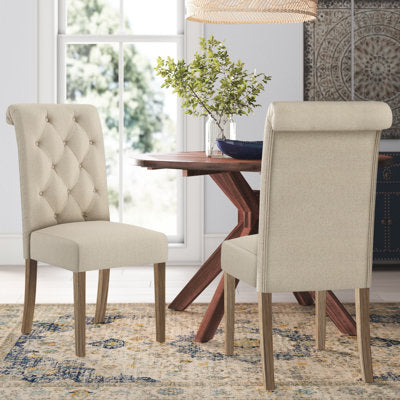 Charlotte Tufted Upholstered Parsons Chair Dining Chair
