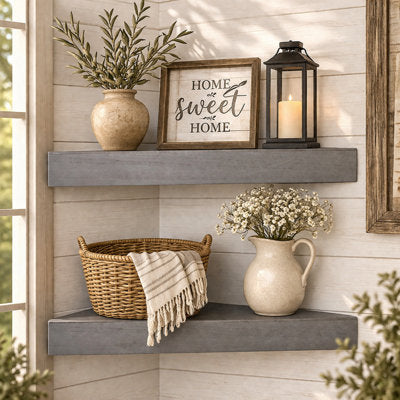 Euclide 2 Piece Corner Shelf - Corner Shelf