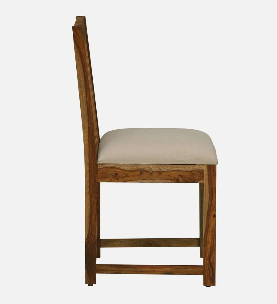 Sheesham Wood 4 Seater Dining Set In Rustic Teak Finish