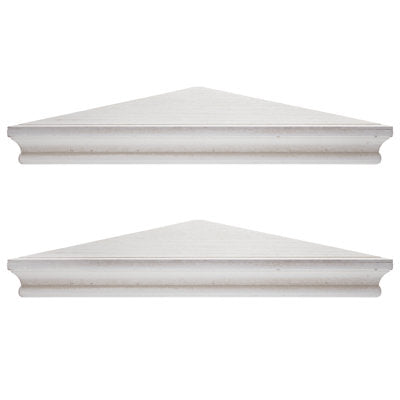 Gilbane 2 Piece Triangle Floating Corner Shelf - Corner Shelf