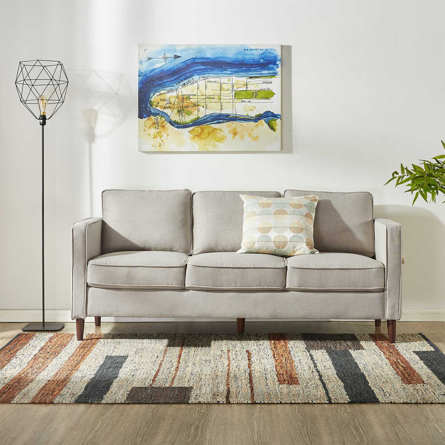 Hana 78" Square Arm Sofa