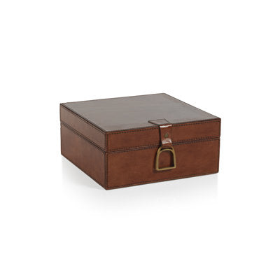 Harjivan Faux Leather Decorative Box - Decorative Box