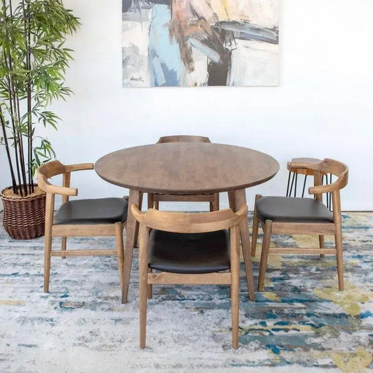 Wooden Dining Table 4+1 Chair , Sheesham Wood Dining Table Set