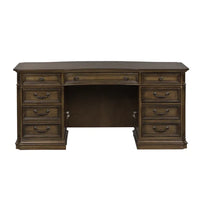 Classic Executive Office Desk with Locking File Drawer