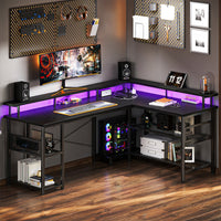 Latarya Reversible L-Shaped Computer Desk