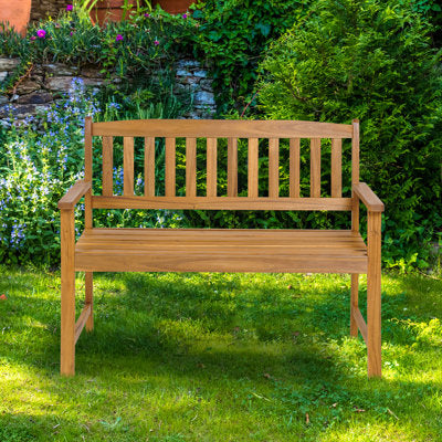 Loremarie Solid Wood Acacia Outdoor Bench