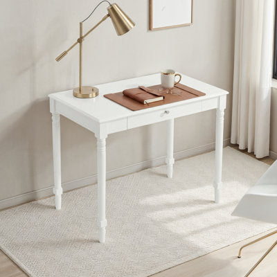 Luxury Arts Mayall Solid Wood Base Writing Desk