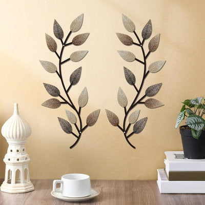 Symmetrical Branch Metal Wall Decoration