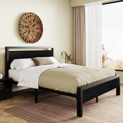 Minas Platform Bed - Queen (Black) - Luxury Arts