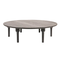 Oversized Round Mango Wood Coffee Table