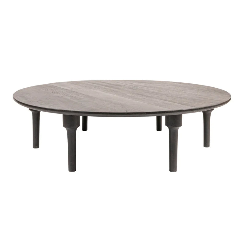 Oversized Round Mango Wood Coffee Table