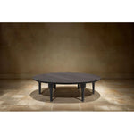 Oversized Round Mango Wood Coffee Table
