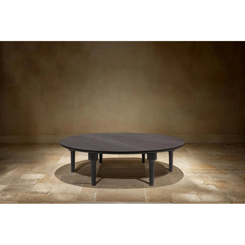 Oversized Round Mango Wood Coffee Table