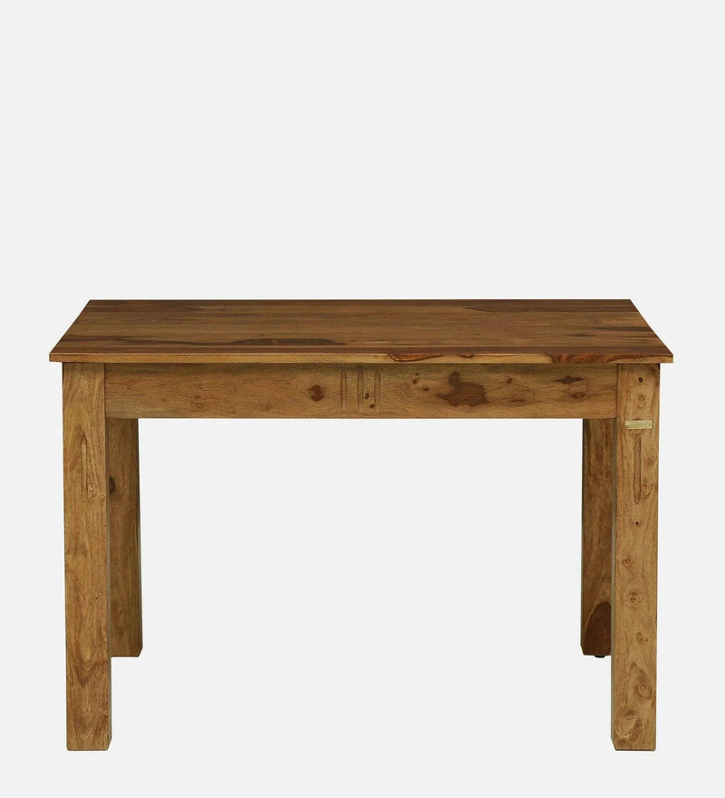 Sheesham Wood 4 Seater Dining Set In Rustic Teak Finish