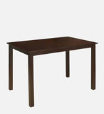 4 Seater with Bench Dining Set in Dark Cappucino Colour