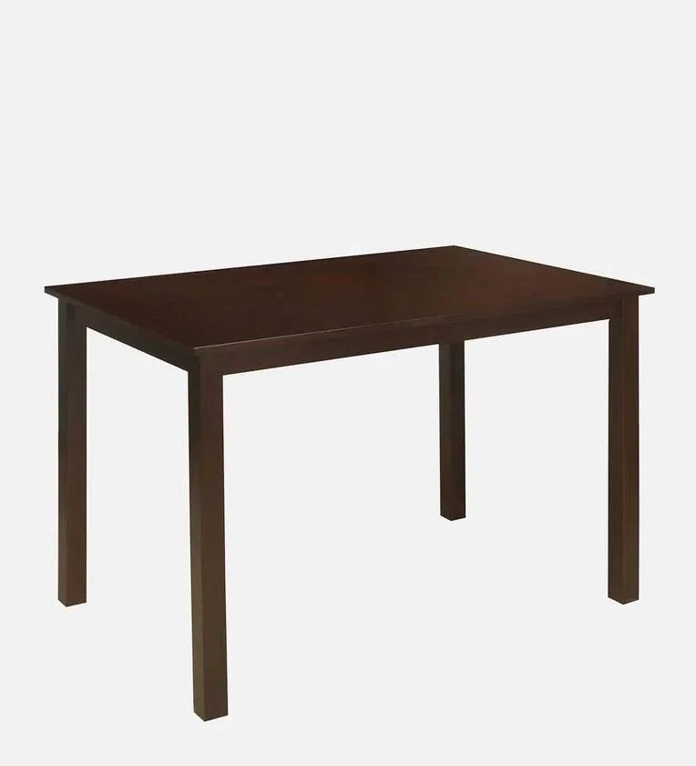4 Seater with Bench Dining Set in Dark Cappucino Colour
