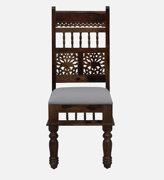 Sheesham Wood 6 Seater Dining Set In Provincial Teak Finish With Bench