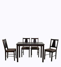 4 Seater Dining Set in Wenge Finish