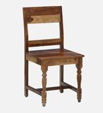 Sheesham Wood 4 Seater Dining Set In Rustic Teak Finish