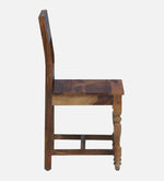 Sheesham Wood 4 Seater Dining Set In Rustic Teak Finish