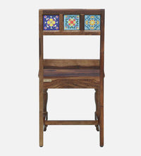 Sheesham Wood 4 Seater Dining Set In Rustic Teak Finish