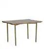 Solid Wood 4 Seater Dining Set in American Walnut Finish
