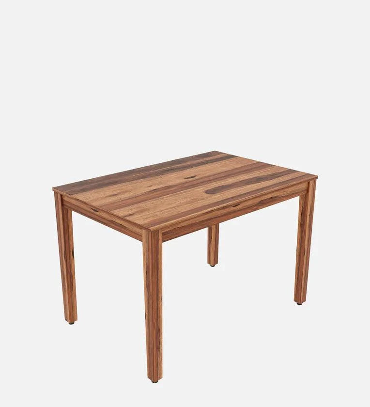 Sheesham Wood 4 Seater Dining Set In Natural Sheesham Finish