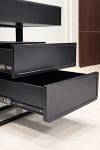 Modern Office Study Table with Storage Drawers | Minimalist Work Desk for Home & Office