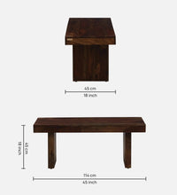 Sheesham Wood 6 Seater Dining Set In Scratch Resistant Provinical Teak Finish With Bench