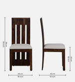 Sheesham Wood 6 Seater Dining Set In Scratch Resistant Provinical Teak Finish With Bench