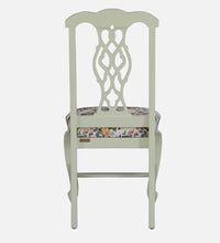 Solid Wood 4 Seater Dining Set In Tulip Finish