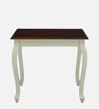 Solid Wood 4 Seater Dining Set In Tulip Finish