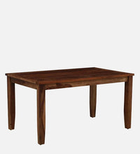 Sheesham Wood 6 Seater Dining Set In Rustic Teak Finish