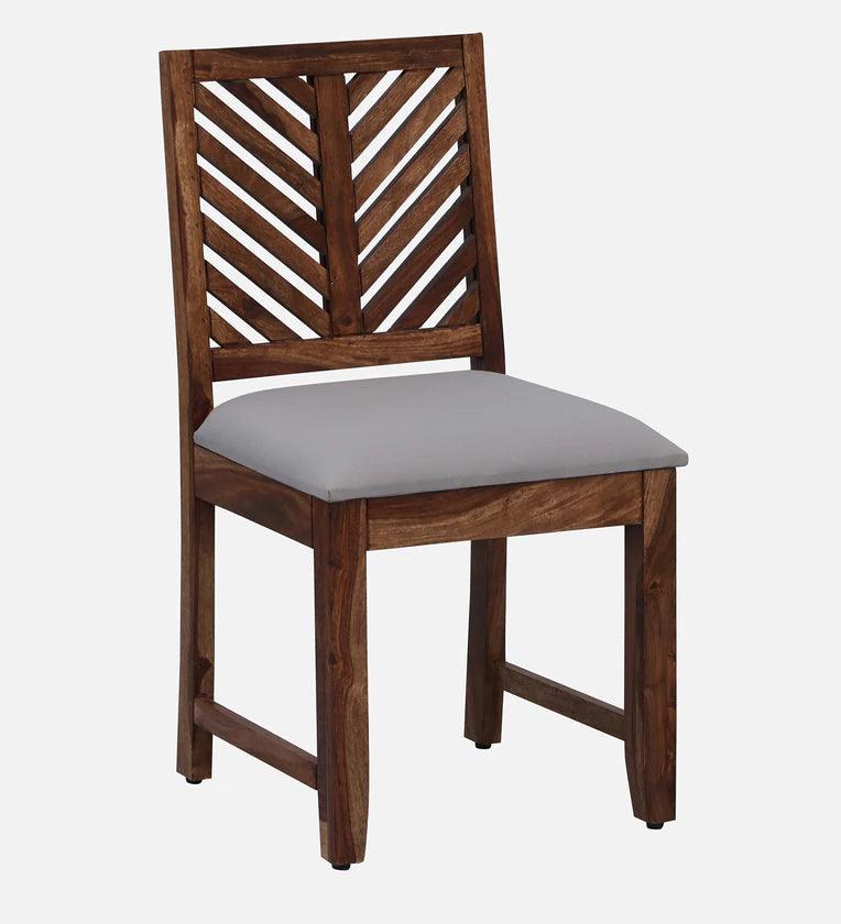 Sheesham Wood 6 Seater Dining Set In Rustic Teak Finish