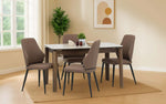 Muar Sintered Top 4 Seater Dining Table Set with Chairs